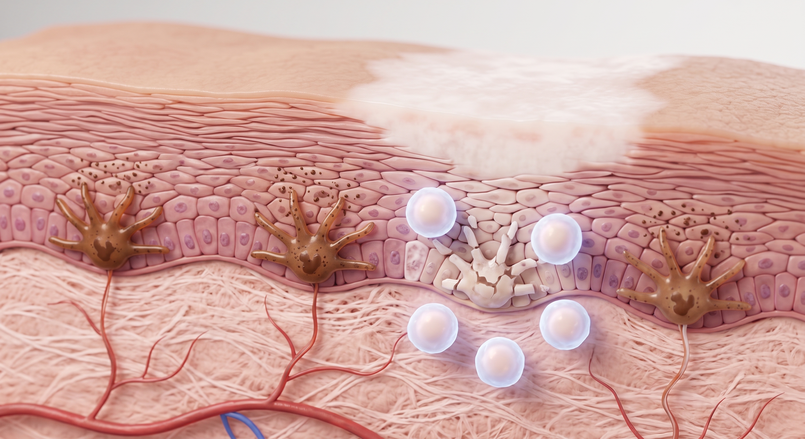 Songdo Human Dermatology_how vitiligo develops